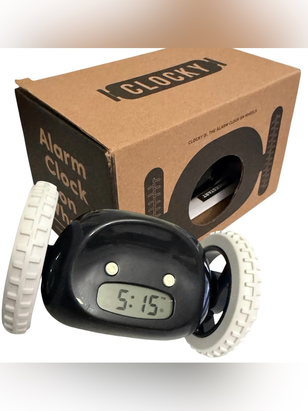Clocky The Runaway Alarm Clock For Heavy Sleepers Novelty